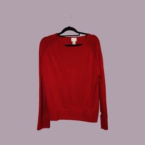 Chic Red Women's Blouse